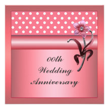 Customised Wedding Anniversary Party Invitation