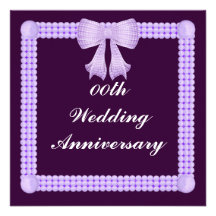 Customised Wedding Anniversary Party Invitation