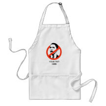 CUSTOMIZED OBAMA SLOGANS APRON