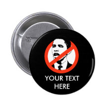 CUSTOMIZED OBAMA SLOGANS PIN