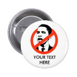 CUSTOMIZED OBAMA SLOGANS PINS