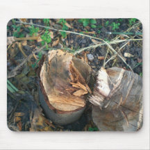 Cut Down Plum Tree Mouse Pad