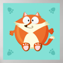 Cut fox print