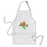 cute and funny owls aprons