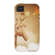 Cute and imaginative illustration vibe iPhone 4 fundas