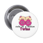 Cute As A Button Twin Girls