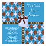 Cute Baby Blue, Boys Shower Invitation