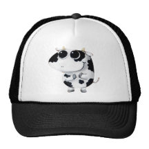 Cute Baby Cow Mesh Hat