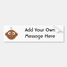 Cute Baby. Custom Text. Bumper Sticker