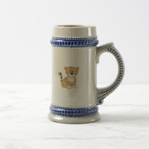 Cute Baby Leopard Coffee Mugs