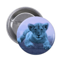 Cute baby lion cub pin