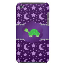 Cute baby turtle purple stars and moons barely there iPod covers