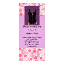 CUTE Bachelorette Party Designer Invites Rack Cards