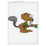 Cute Beaver Greeting Card