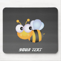 Cute Bee; Sleek Mousemats