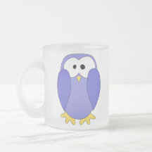 Cute Blue Penguin. Penguin Cartoon. Coffee Mug