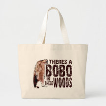 Cute BOBO SQUATCH IN THESE WOODS - Finding Bigfoot Bags