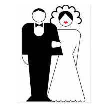 Cute bride to be post cards