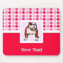Cute Bulldog Mousepad