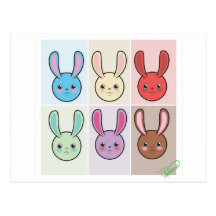 Cute Bunnies Post Cards