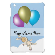 Cute Bunny and Balloons, Customisable Name Gifts