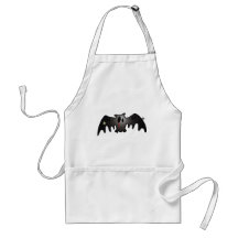 CUTE BUT BLEEDING PATCHY BAT APRON