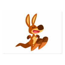 Cute Cartoon Kangaroo Joey ACEO/Business card