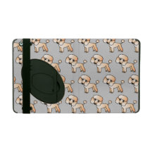 Cute Cartoon Toy / Miniature Apricot Poodle Repeat iPad Cases