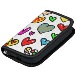 Cute Cartoon Whimsical Multi Love Heart Pattern Organizers