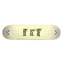 Cute Cat Face. Skateboard Deck