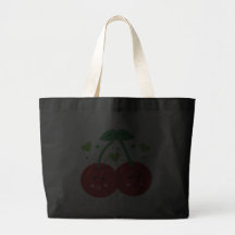 Cute Cherries Canvas Bags