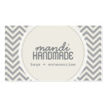 Cute Chevron Stripes Professional Business Card