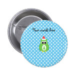 Cute christmas owl buttons