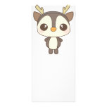 cute christmas penguin reindeer character rack cards