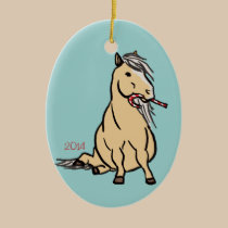 Cute Christmas Pony ornaments