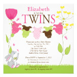 Cute Clothesline Multiple Baby Shower Invitations
