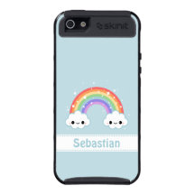 Cute Clouds with Rainbow iPhone 5 Case