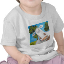 CUTE COW ILLUSTRATION T SHIRT