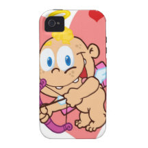 Cute Cupid with Bow and Arrow iPhone 4/4S Case