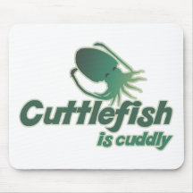 Cute Cuttlefish just wants to cuddle Mousepads