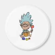 Cute Demon Kid Fridge Magnets