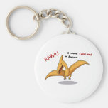 cute dinosaur rawr means I love you Key Chain