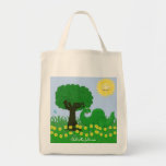 Cute Dinosaur Tote Bag