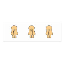 Cute Dog. Apricot Toy Poodle / Miniature Poodle. Business Cards
