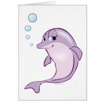 Cute Dolphin Greeting Cards