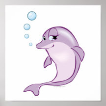 Cute Dolphin Posters