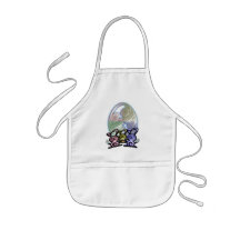 Cute Easter Bunnies and Eggs Apron