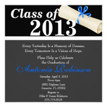 Cute Elegant Graduation Announcement/Invitation