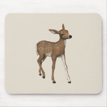 Cute Fawn Mouse Pad