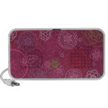 Cute flower oriental doodle speaker